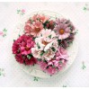 Daisy flower set - mix of pink - 25 pcs