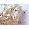 Paper lily flower set - white - 50 pcs