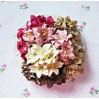 Paper lily flower set - mix 4 - 50 pcs