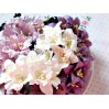 Paper lily flower set - mix 10 - 50 pcs
