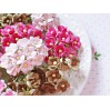 Zestaw papierowych kwiatuszków - Sweetheart mix 7 - 100 sztuk