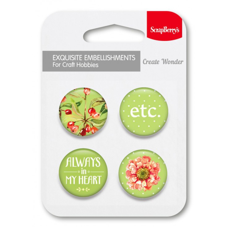 Selfadhesive buttons/badge - The Art Of Nature 3