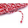 Decorative Cotton Cord Ø1.5 mm - red-white