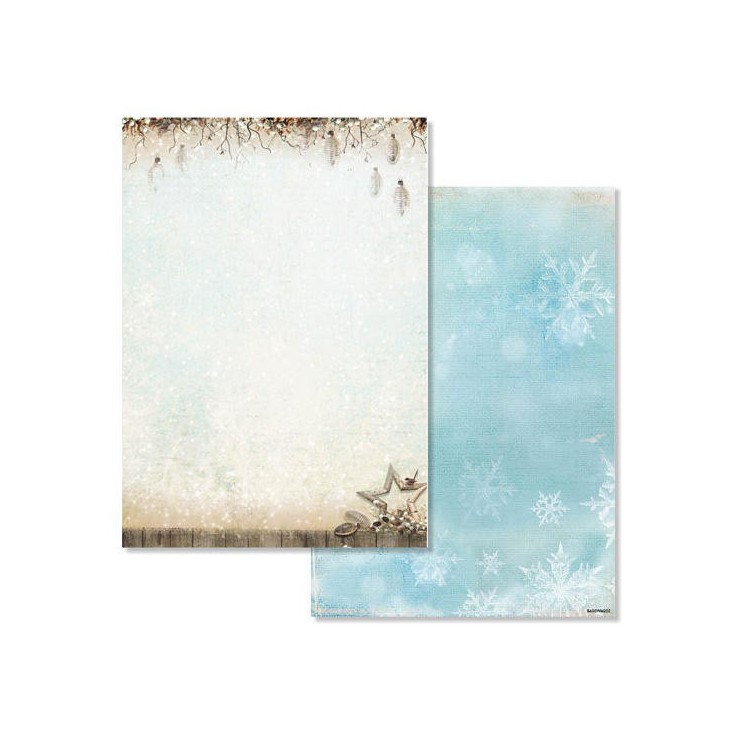 Studio Light - Papier do scrapbookingu - Winter Memories 202 - Arkusz A4