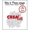 Stempel silikonowy - Bąbelki - Crealies - Bits & Pieces no. 53