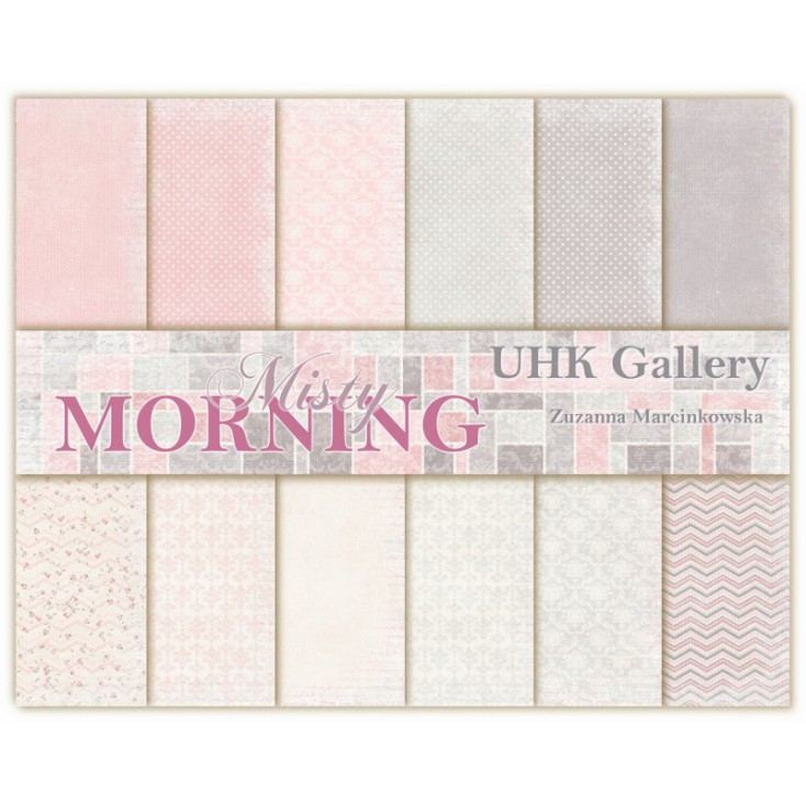 Set of scrapbooking papers - UHK Gallery MISTY MORNING