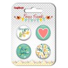 Ozdoby samoprzylepne, buttony - ScrapBerry's - Forest Friends 02