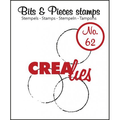 Stempel silikonowy - Kółka - Crealies - Bits & Pieces no. 62