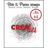 Stempel silikonowy - Koła - Crealies - Bits & Pieces no. 63