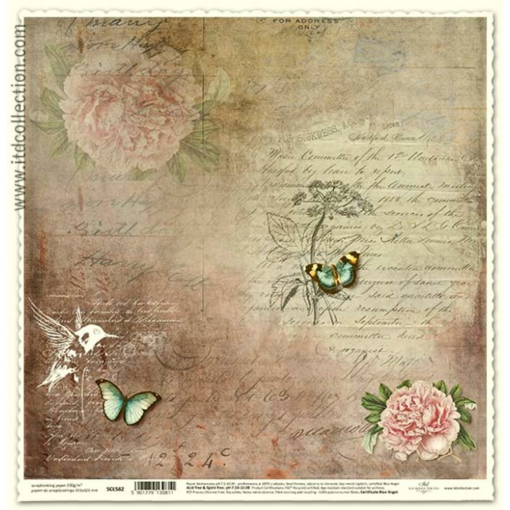 ITD Collection - Scrapbooking paper - SCL582