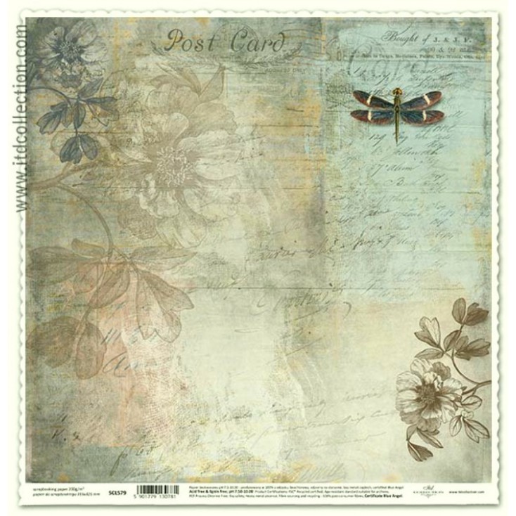 ITD Collection - Scrapbooking paper - SCL579