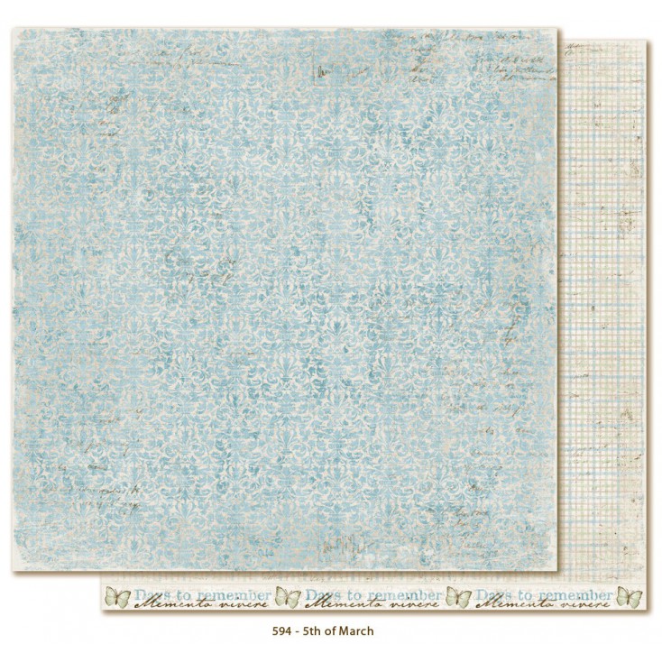 Scrapbooking paper - Maja Design - Vintage Spring Basics - 5th of March