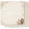 Papier w romantyczną kratkę - Papier do scrapbookingu - Maja Design - Vintage Romance - Love is in the air