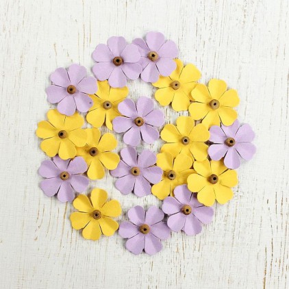 Pastelowe kwiaty z papieru - Beaded Fancies Lavender Dew