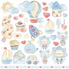 Scrapbooking paper - Fabrika Decoru - Sweet Baby Boy - Pictures for cutting