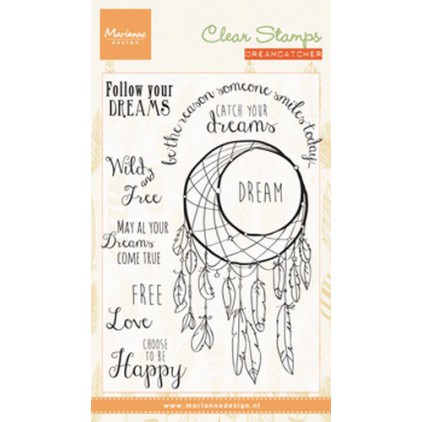 Set of clear stamps - Marianne Design - Dreamcatcher