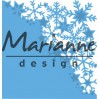 Wykrojniki do wycinania - Marianne Design Creatables LR0497 - Śnieżynkowy narożnik