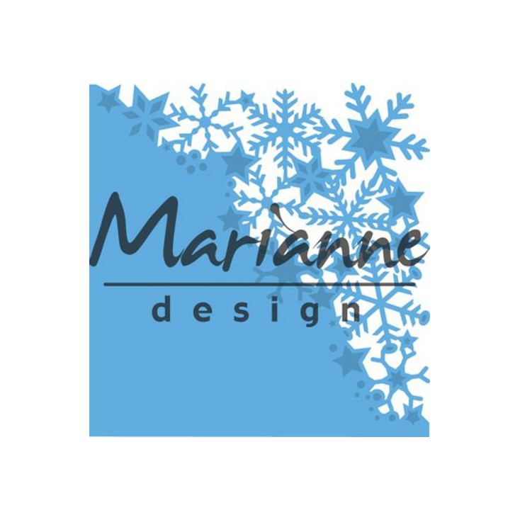 Wykrojniki do wycinania - Marianne Design Creatables LR0497 - Śnieżynkowy narożnik
